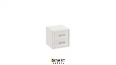 Тумба прикроватная с мягкой обивкой Элис тип 1 Светлая_1