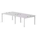 Бенч-система на 4 места на металлокаркасе Everprof EVO 254S015 (2360) Белый_3