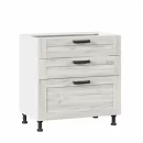 Тумба кухонная 800 с 3 ящиками ЛЮКС (4) Тип 1 Винченца ЛД 234.930.000.024 Белый Дуб Крафт белый_18