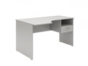 Стол письменный левый SET140-1 L c подвесной тумбой Серый_15