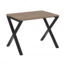 Стол рабочий LOFT VR.L-SRX-1.7 Металл черный Дуб Аризона_0