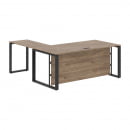 Стол с боковой приставкой ENIO ECT 1819H Кария Пальмира/Антрацит_5