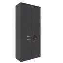 Шкаф с глухими средними и малыми дверьми XHCS 85.3 Легно Темный_15