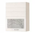 Шкаф-витрина (плавное закрывание) Графит 74.80 Сосна Астрид /Ваниль_17