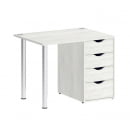 Стол письменный HOME OFFICE VR.SP-3-98.4 Снежная Платина_18