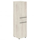 Шкаф колонка с 2-мя глухими малыми дверьми LOFTIS LMC 40.4 Сосна Эдмонт_19