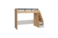 Кровать-чердак левая Урбан ЛД 528.250.000 Дуб Золотой/Белый_3