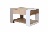 Стол-трансформер Хаски 13 Дуб Ирландский Мокко Белый_2