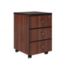 Тумба подкатная с 3 ящиками BRN8630303 Светлый дуб_0