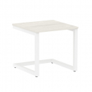 Журнальный стол HOME OFFICE VR.SP-2-58.G Дуб Наварра/Белый металл_2