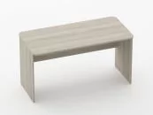 Стол прямой Glassy 1.10.14 Бук светлый_2