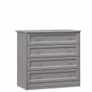 Комод с 4 ящиками Джулия ЛД 695.040.000 Белый_0