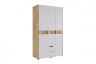 Шкаф трехдверный Адам MSA-04 дуб крафт золотой/графит_1