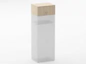 Антресоль глубокая Glassy 6.04.141 Дуб молочный_3