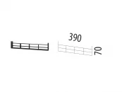 Решетка для холодильника РЦ1 к ЦП Черная_8