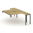 Рабочая станция-надставка на опорные тумбы CONCEPT CN.DSAN-004 Дуб Винченцо Черный_7