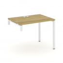 Стол надставка на опорную тумбу CONCEPT CN.OSN-001 Дуб Винченцо Белый_34