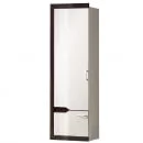 Шкаф-пенал Ронда №317 Венге Белый глянец_2