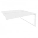Стол-приставка двойной на О-образном м/к к опорым элем. ONIX O.MO-D.SPR-4.8 Белый Бриллиант_25