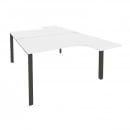 Рабочая станция на П-образном м/к ONIX O.MP-D.SA-3 Белый Бриллиант/Антрацит_120