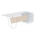 Фронтальная панель левая Line СФ-577602 Дуб светлый Черный графит_1