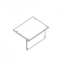 Столешница одноместная АЛц.С1ПК-16/0_12