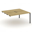 Двойной стол-приставка к опорным тумбам/шкафам CONCEPT CN.DSPR-004 Дуб Винченцо Черный_21