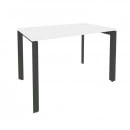 Стол рабочий на П-образном м/к ONIX O.MP-SP-2.7 Белый Бриллиант/Антрацит_64
