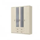 Шкаф четырехдверный Кантри ШР-4 Слоновая кость_1