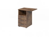 Тумба приставная LEMO L-232 Таксония шоколадная_1