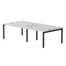 Бенч-система на 4 места на металлокаркасе Everprof EVO 254S119 Белый Черный_13