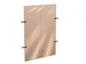 Двери стеклянные 3 секции Рубин 40.38_9