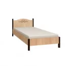 Кровать (1200) ADELE 4 Дуб Сонома/Орех шоколадный(спальня)_3