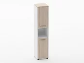 Шкаф 4 узкий закрытый Deka 10.19.12Л Туя/Белый_39