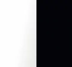 Белый глянец/Черный