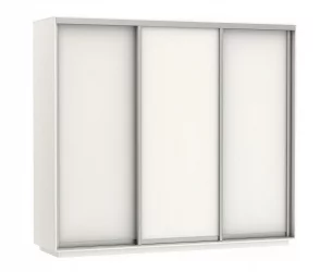 Шкаф-купе белый Экспресс Трио Элемент 2400х2400х Белый снег / 2400х2400h