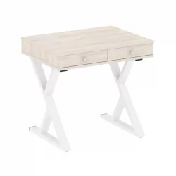 Стол письменный ХОМЕ ОФФИCЕ ВР.СП-1-79.М Денвер Светлый/Белый металл / HOME OFFICE VR.SP-1-79.M