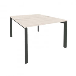 Рабочая станция на П-образном м/к ОНИКС О.МП-Д.РС-2.2.7 Денвер Светлый/Антрацит / ONIX O.MP-D.RS-2.2.7