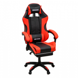 Геймерское кресло 840-1 KINGQUEEN, цвет черный/красный, 840-1-black-red