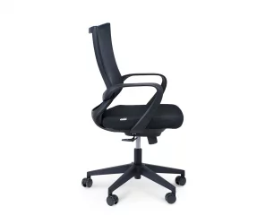 Кресло офисное Спэйс ЛБ Черный / LB