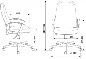 Кресло руководителя Бюрократ CH-808LT/B черный 3C11