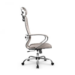 Кресло руководителя Metta L 2c 44C/K116 Infinity Easy Clean (MPES) Комплект 5 Светло-бежевое