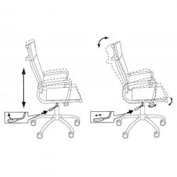 Кресло руководителя Бюрократ CH-993/black