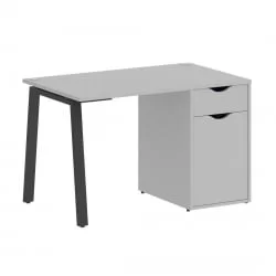 Стол письменный ХОМЕ ОФФИCЕ ВР.СП-3-118.1.А Серый/Антрацит металл / HOME OFFICE VR.SP-3-118.1.A