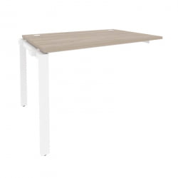 Наборный элемент рабочей станции на П-образном м/к ОНИКС О.МП-1.НРС-2.8 Дуб Аттик/Белый / ONIX O.MP-1.NRS-2.8