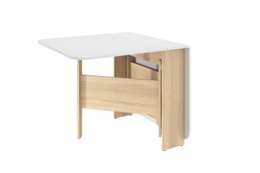 Стол-книжка раскладной Мечта 2 KM-0005 дуб сонома/белый