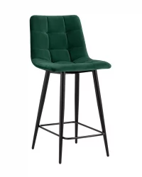 Стул полубарный Джанго велюр Зеленый