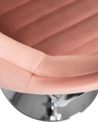 Стул барный ДОБРИН CХАРЛЙ (пудрово-розовый велюр (МДЖ9-32)) 2 шт / DOBRIN CHARLY (MJ9-32))