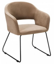 Кресло Oscar Diag beige/Линк