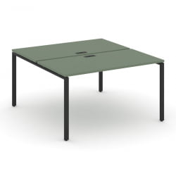 Рабочая станция двухсторонняя на 2 места CONCEPT CN.DRS-001 Кобо Черный